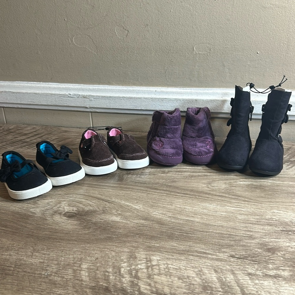 18-24 Month Baby Shoes & Boots 4 Pair